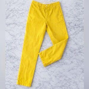 Ralph Lauren Yellow Slim Fit Pants